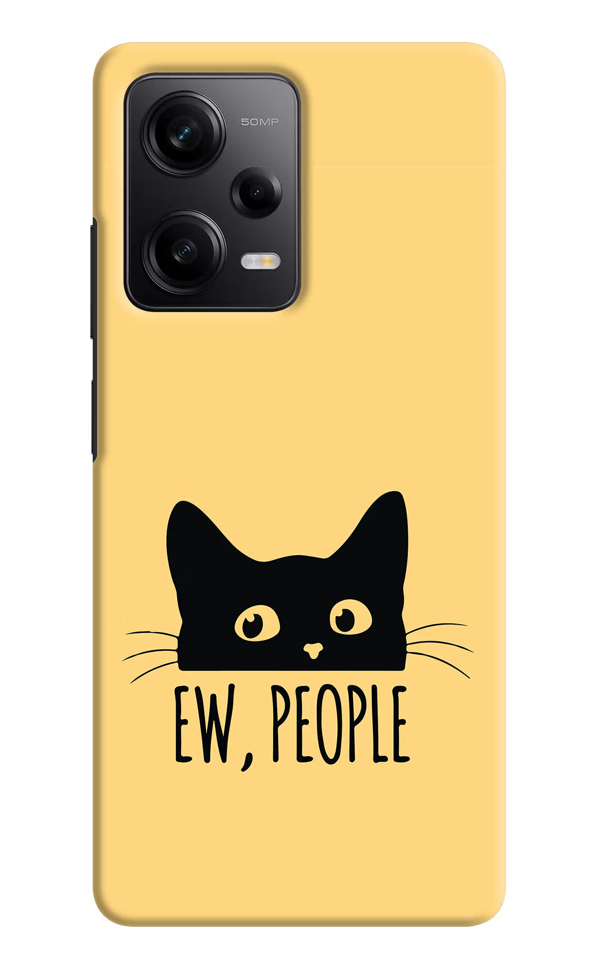 Ew People Catitude Redmi Note 12 Pro 5G Hard Case Back Cover by Casekaro
