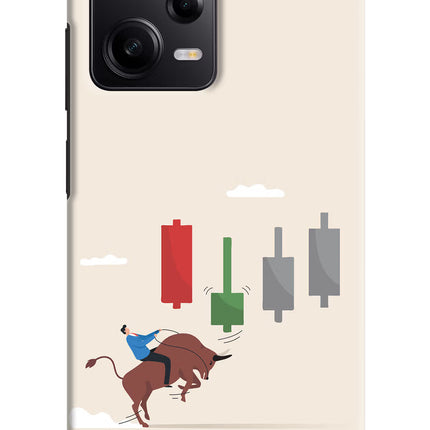Bull Trading Momentum Redmi Note 12 Pro 5G Hard Case Back Cover by Casekaro