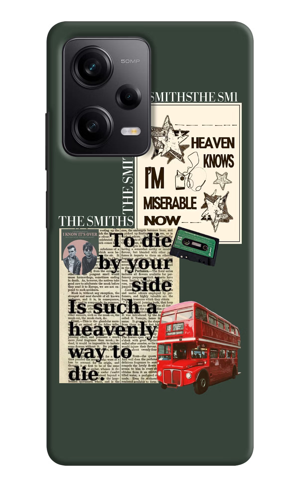 The Smiths Redmi Note 12 Pro 5G Hard Case Back Cover by Casekaro