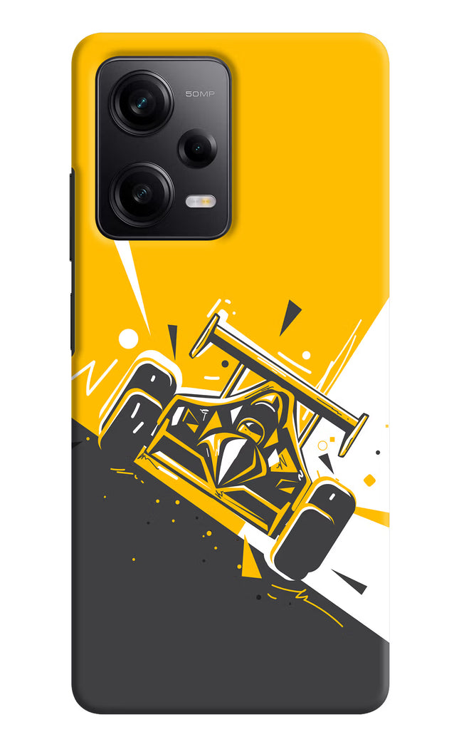 Track King Redmi Note 12 Pro 5G Hard Case Back Cover by Casekaro