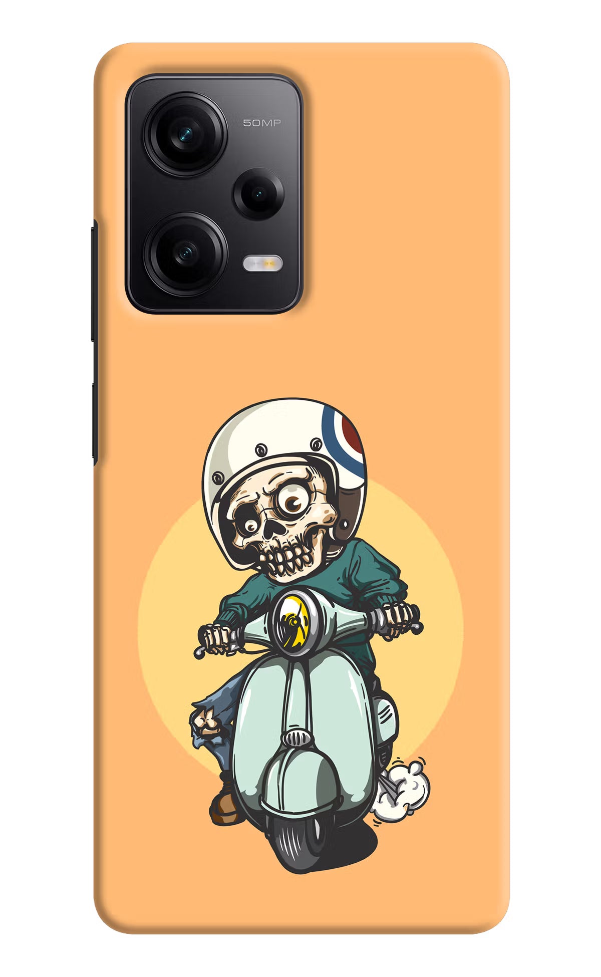 Undead Biker Redmi Note 12 Pro 5G Hard Case Back Cover by Casekaro