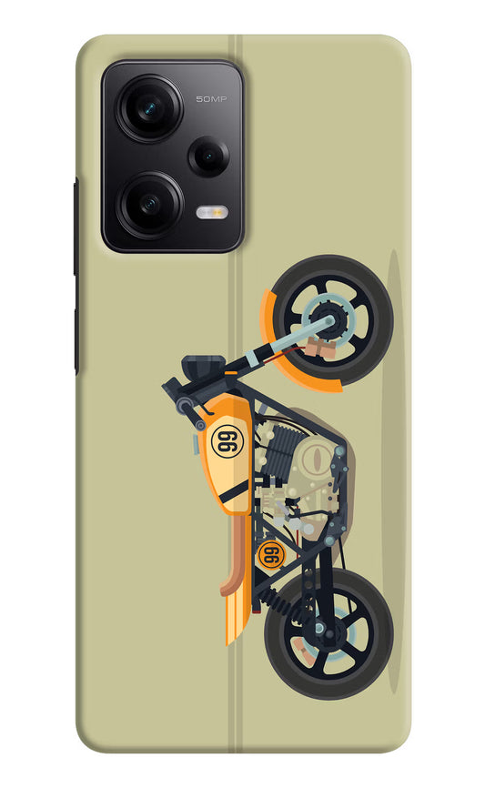 Vertical Speedster Redmi Note 12 Pro 5G Hard Case Back Cover by Casekaro