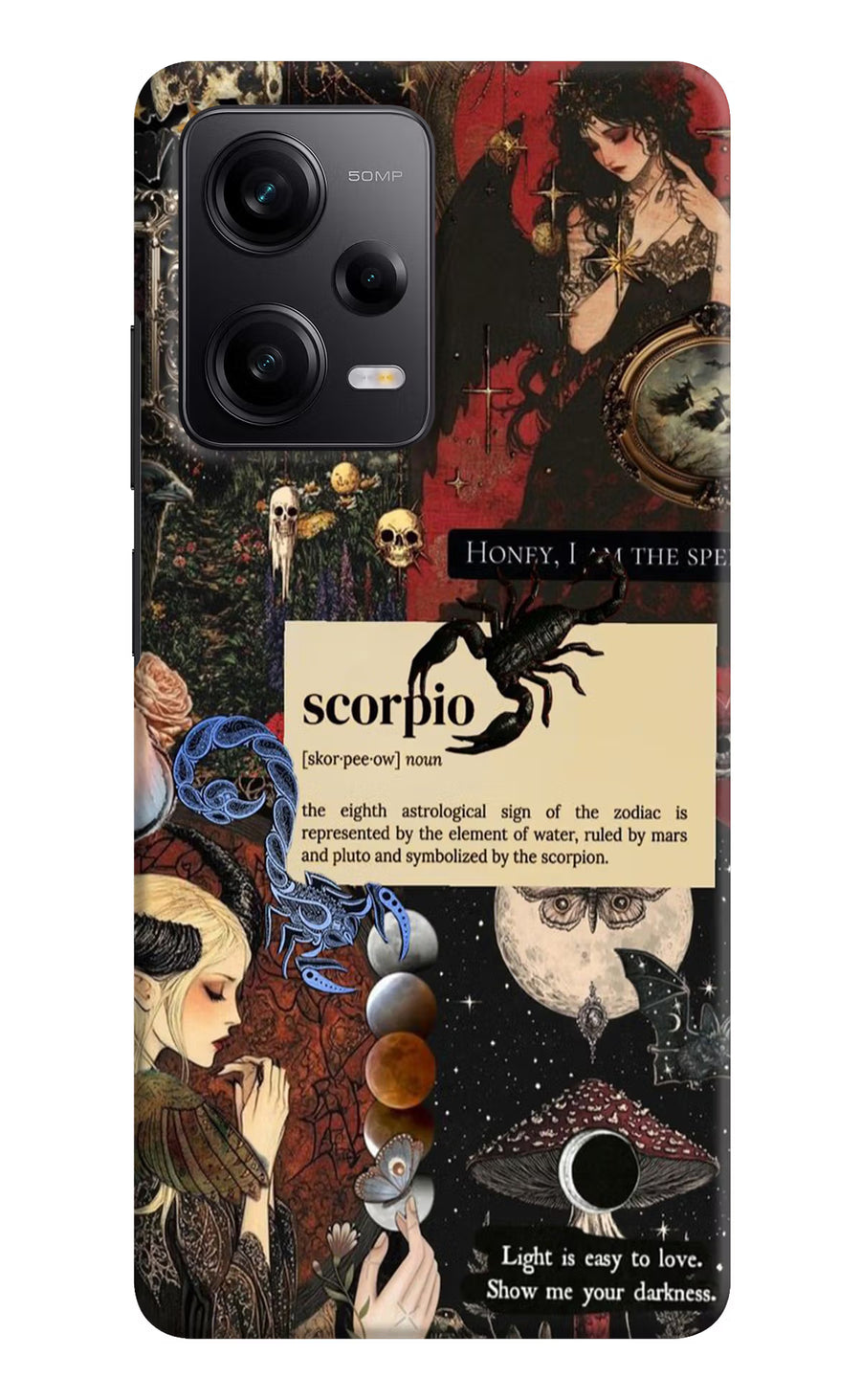 Scorpio Zodiac Redmi Note 12 Pro 5G Back Cover, Hard case