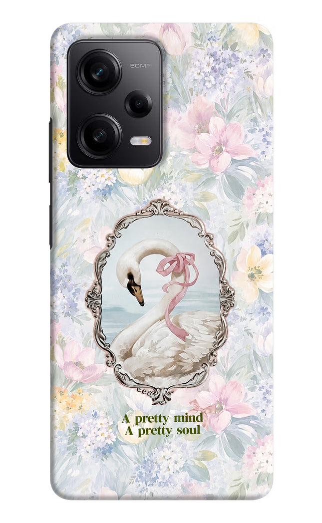 Pretty Mind Pretty Soul Redmi Note 12 Pro 5G Hard Case Back Cover by Casekaro