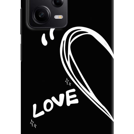 Love Line Redmi Note 12 Pro 5G Hard Case Back Cover by Casekaro