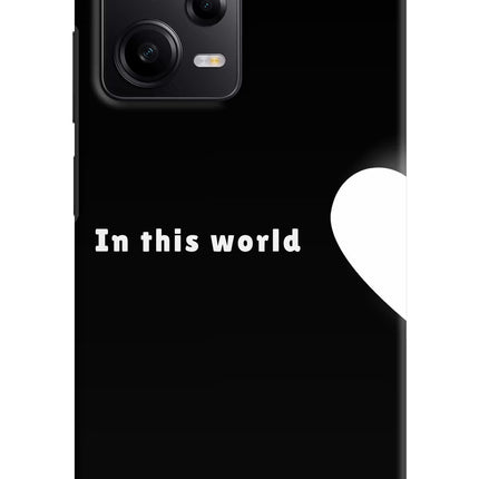 This World Redmi Note 12 Pro 5G Hard Case Back Cover by Casekaro