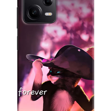 Forever Cat Redmi Note 12 Pro 5G Hard Case Back Cover by Casekaro