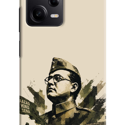 Netaji Rising Redmi Note 12 Pro 5G Hard Case Back Cover by Casekaro
