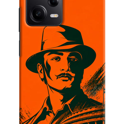Bhagat Singh Legacy Redmi Note 12 Pro 5G Hard Case Back Cover by Casekaro
