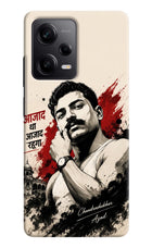 Chandrashekhar Azad Fearless Redmi Note 12 Pro 5G Hard Case Back Cover by Casekaro
