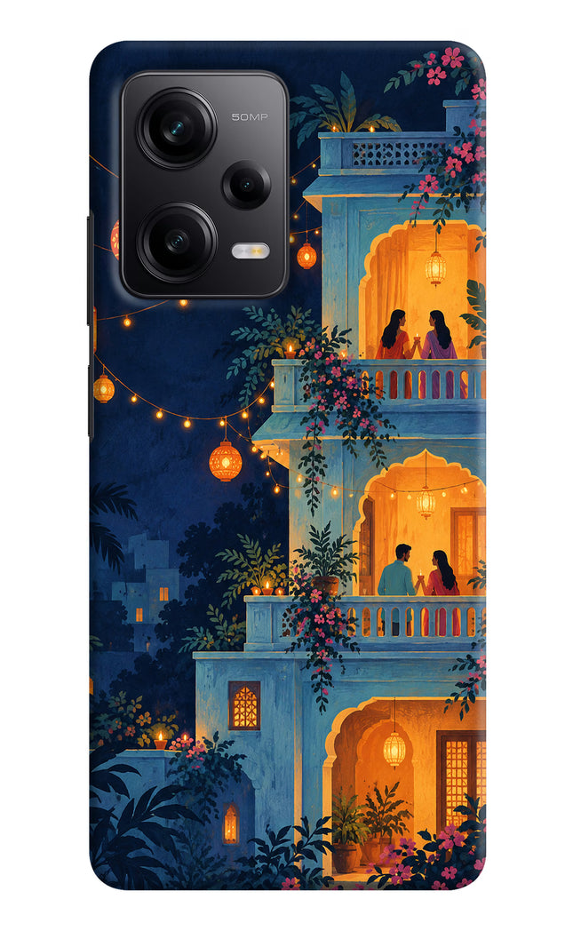 Balcony Glow Redmi Note 12 Pro 5G Hard Case Back Cover by Casekaro