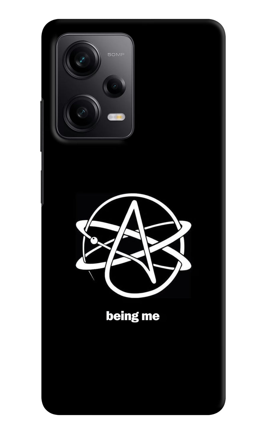 Atheist Symbol Redmi Note 12 Pro 5G Back Cover, Hard case
