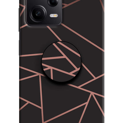 Geometric Pattern Redmi Note 12 Pro 5G Pop Case by Casekaro