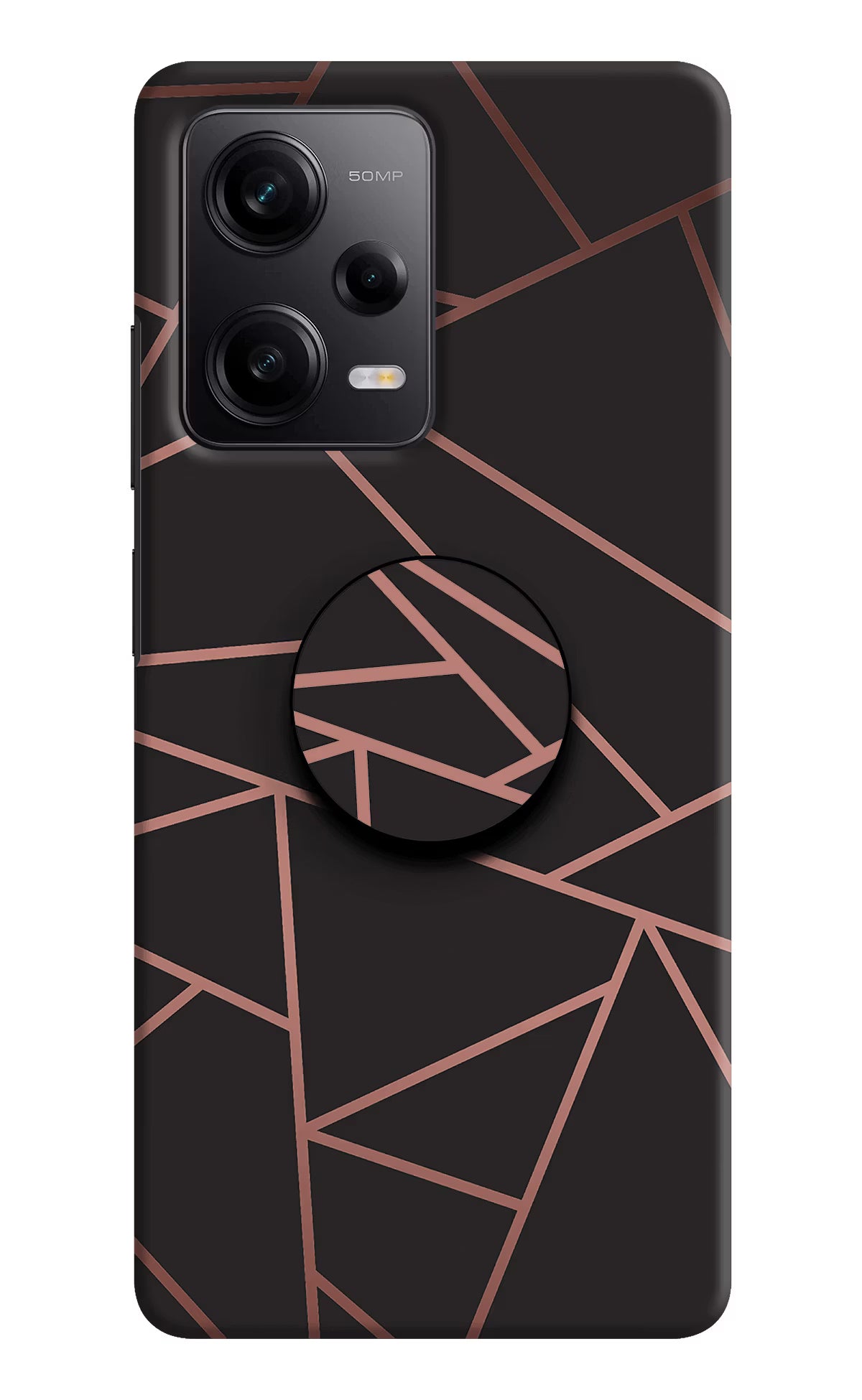 Geometric Pattern Redmi Note 12 Pro 5G Pop Case by Casekaro