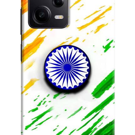 Indian Flag Ashoka Chakra Redmi Note 12 Pro 5G Pop Case by Casekaro