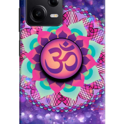 Om Purple Redmi Note 12 Pro 5G Pop Case by Casekaro