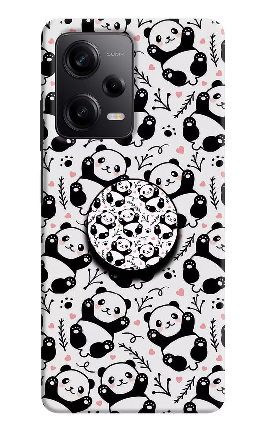 Cute Panda Redmi Note 12 Pro 5G Pop Case by Casekaro