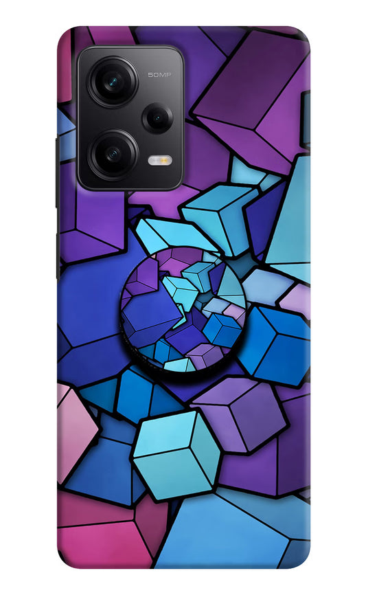 Cubic Abstract Redmi Note 12 Pro 5G Pop Case by Casekaro