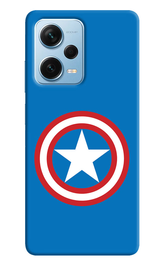 Captain America Logo Redmi Note 12 Pro+ 5G Hard Case Back Cover by Casekaro