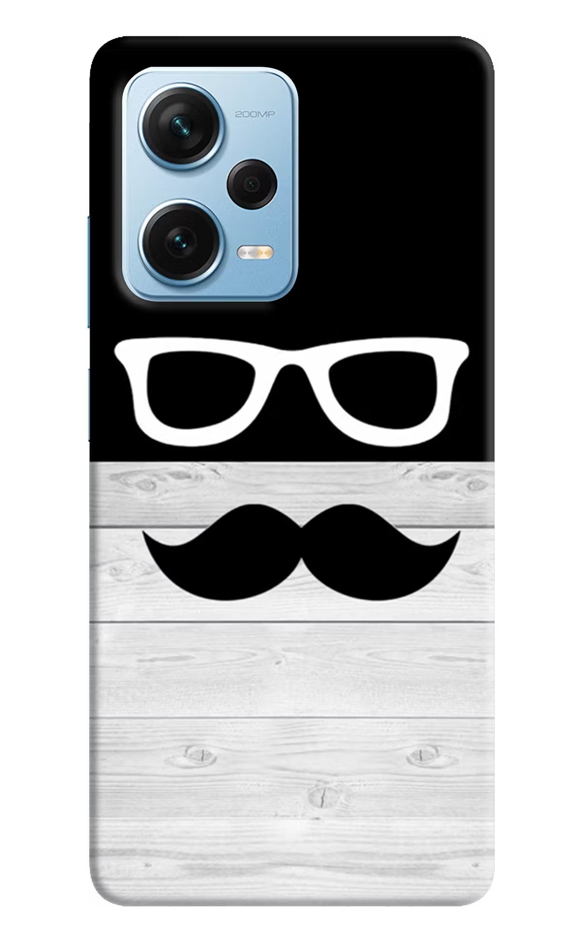Mustache Redmi Note 12 Pro+ 5G Hard Case Back Cover by Casekaro