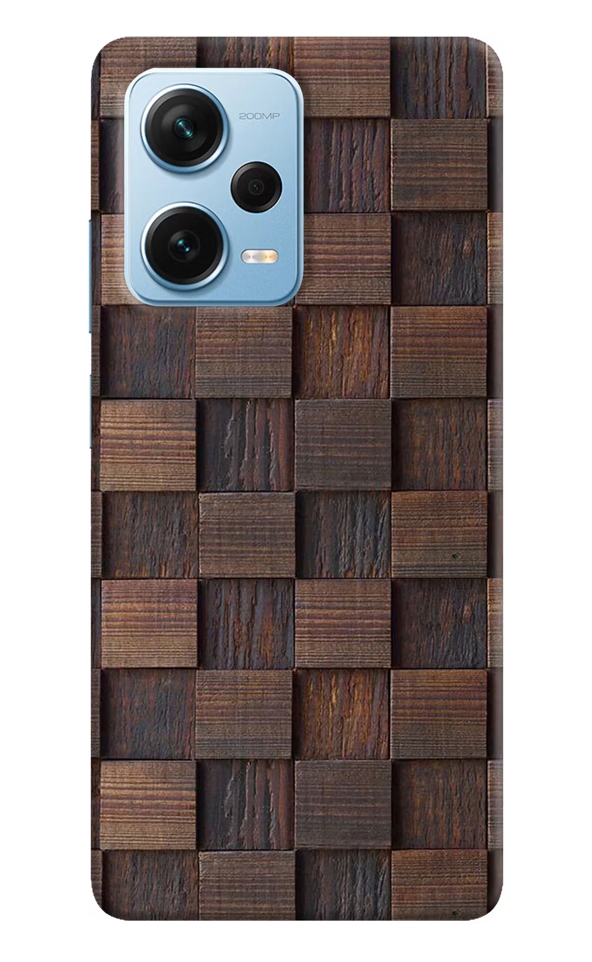 Wooden Cube Design Redmi Note 12 Pro+ 5G Hard Case Back Cover by Casekaro