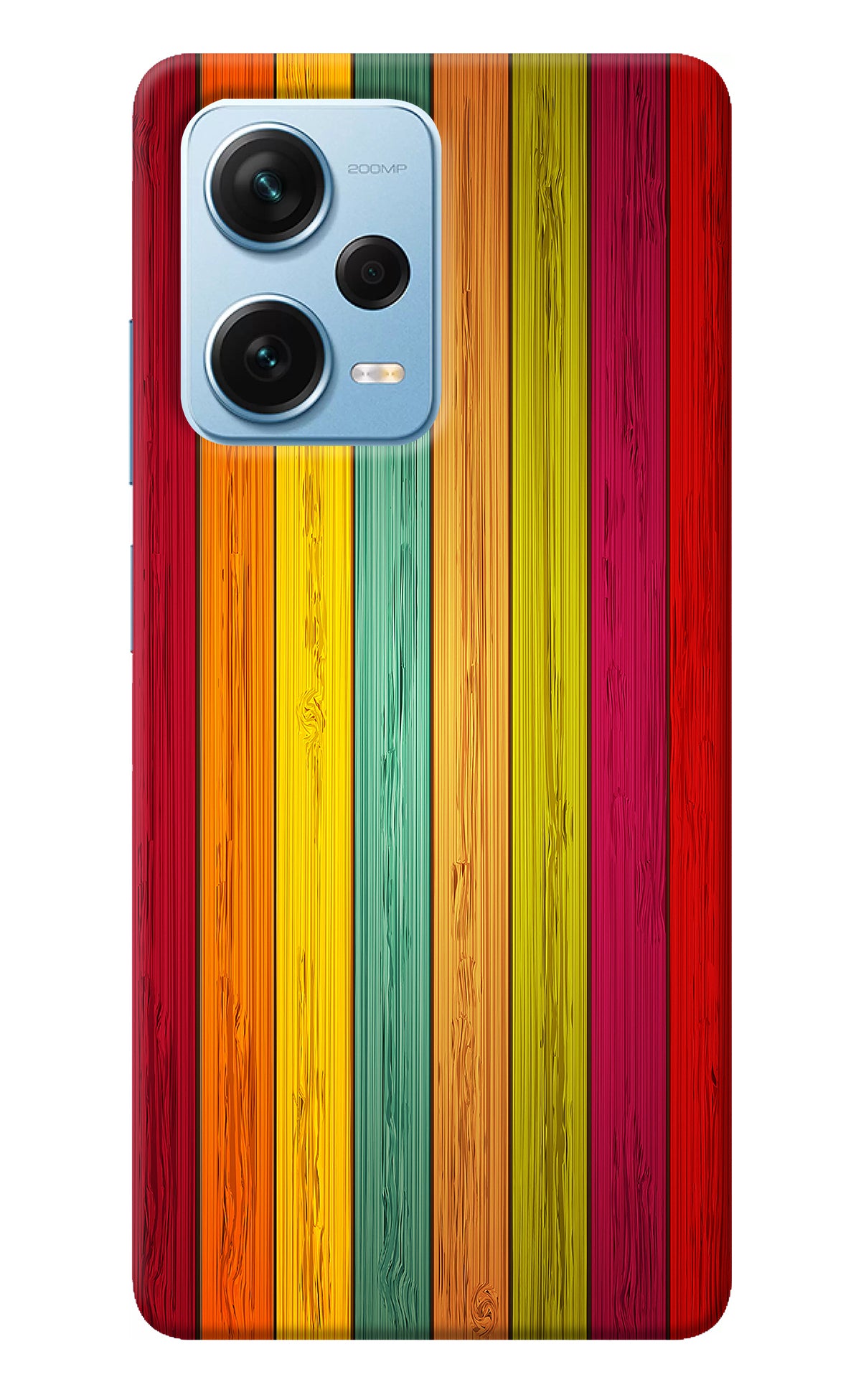 Multicolor Wooden Redmi Note 12 Pro+ 5G Back Cover