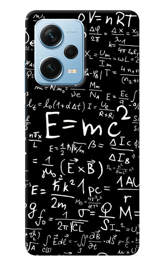 Physics Albert Einstein Formula Redmi Note 12 Pro+ 5G Back Cover
