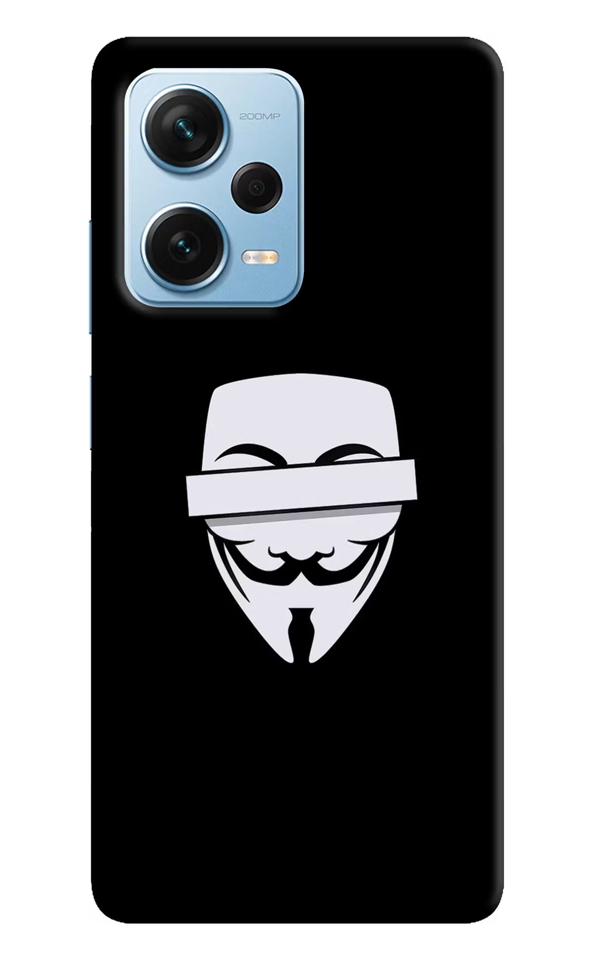 Anonymous Face Redmi Note 12 Pro+ 5G Hard Case Back Cover by Casekaro