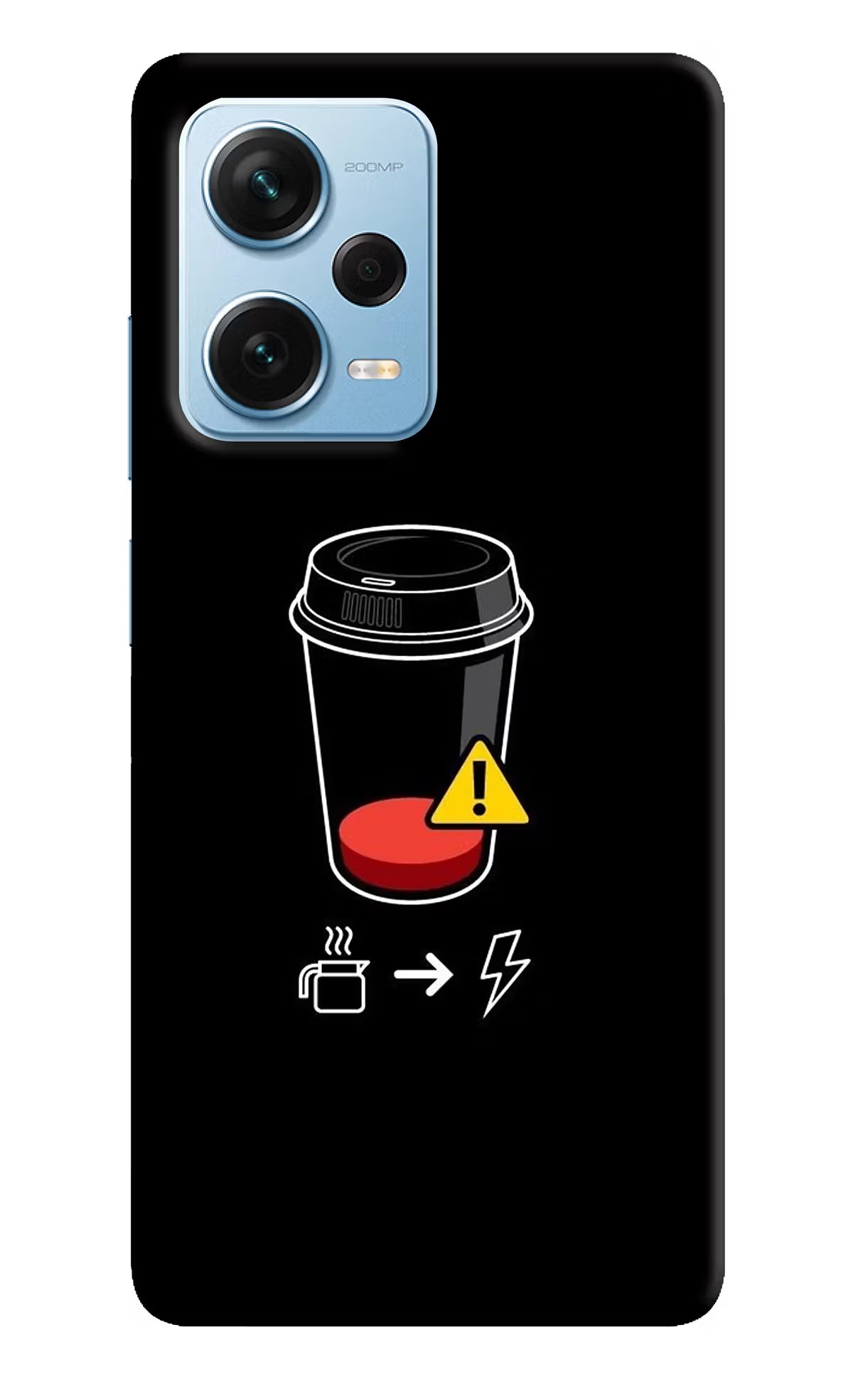 Coffee Redmi Note 12 Pro+ 5G Hard Case Back Cover by Casekaro