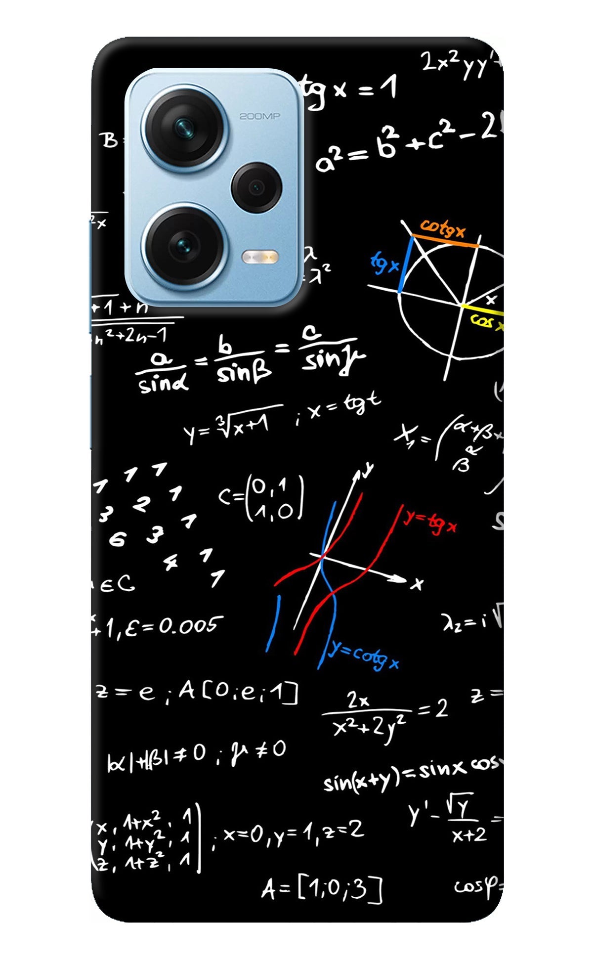 Mathematics Formula Redmi Note 12 Pro+ 5G Back Cover