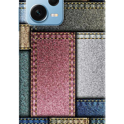 Multicolor Jeans Redmi Note 12 Pro+ 5G Hard Case Back Cover by Casekaro