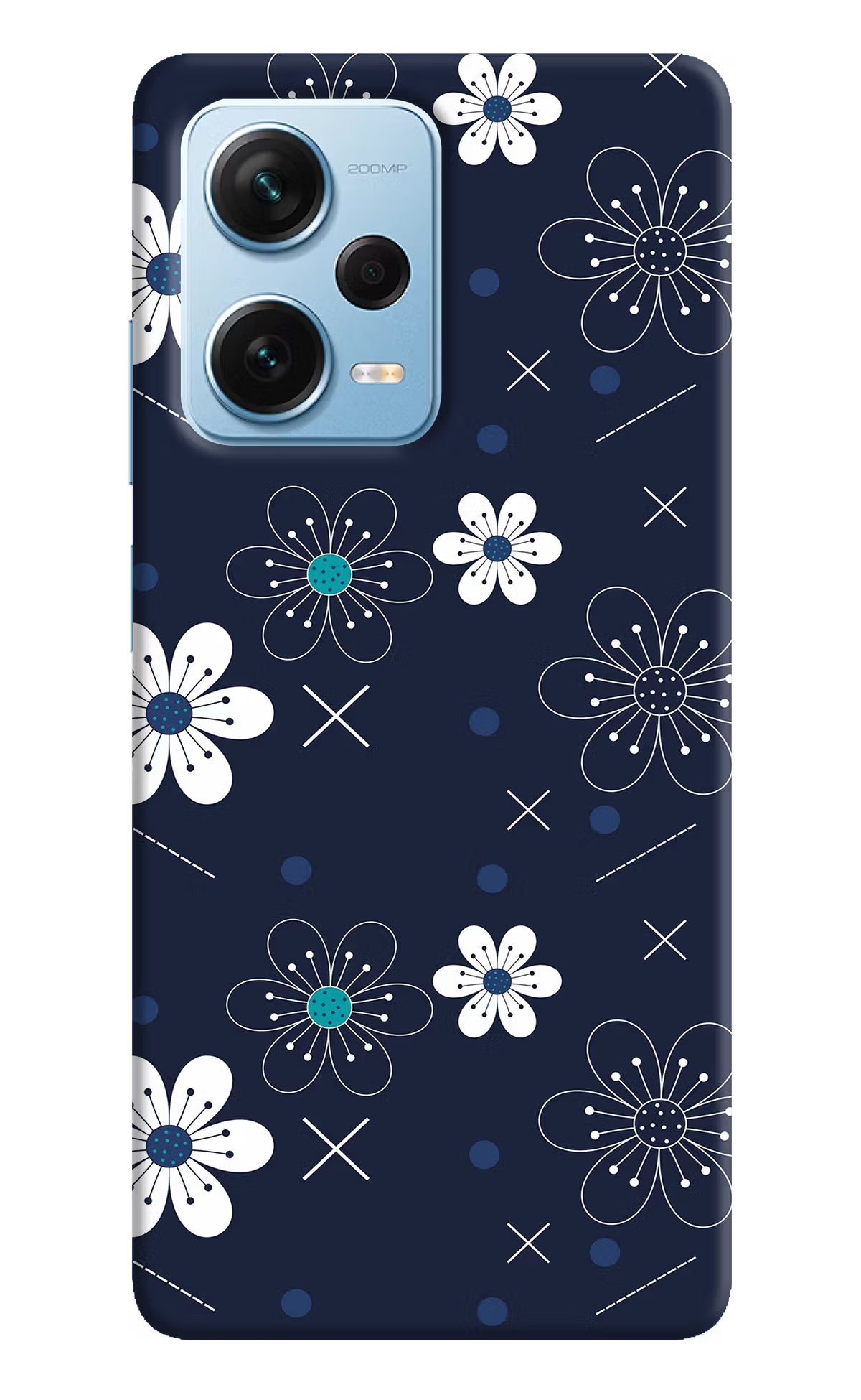Flowers Redmi Note 12 Pro+ 5G Hard Case Back Cover by Casekaro