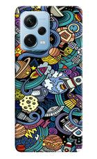 Space Abstract Redmi Note 12 Pro+ 5G Hard Case Back Cover by Casekaro