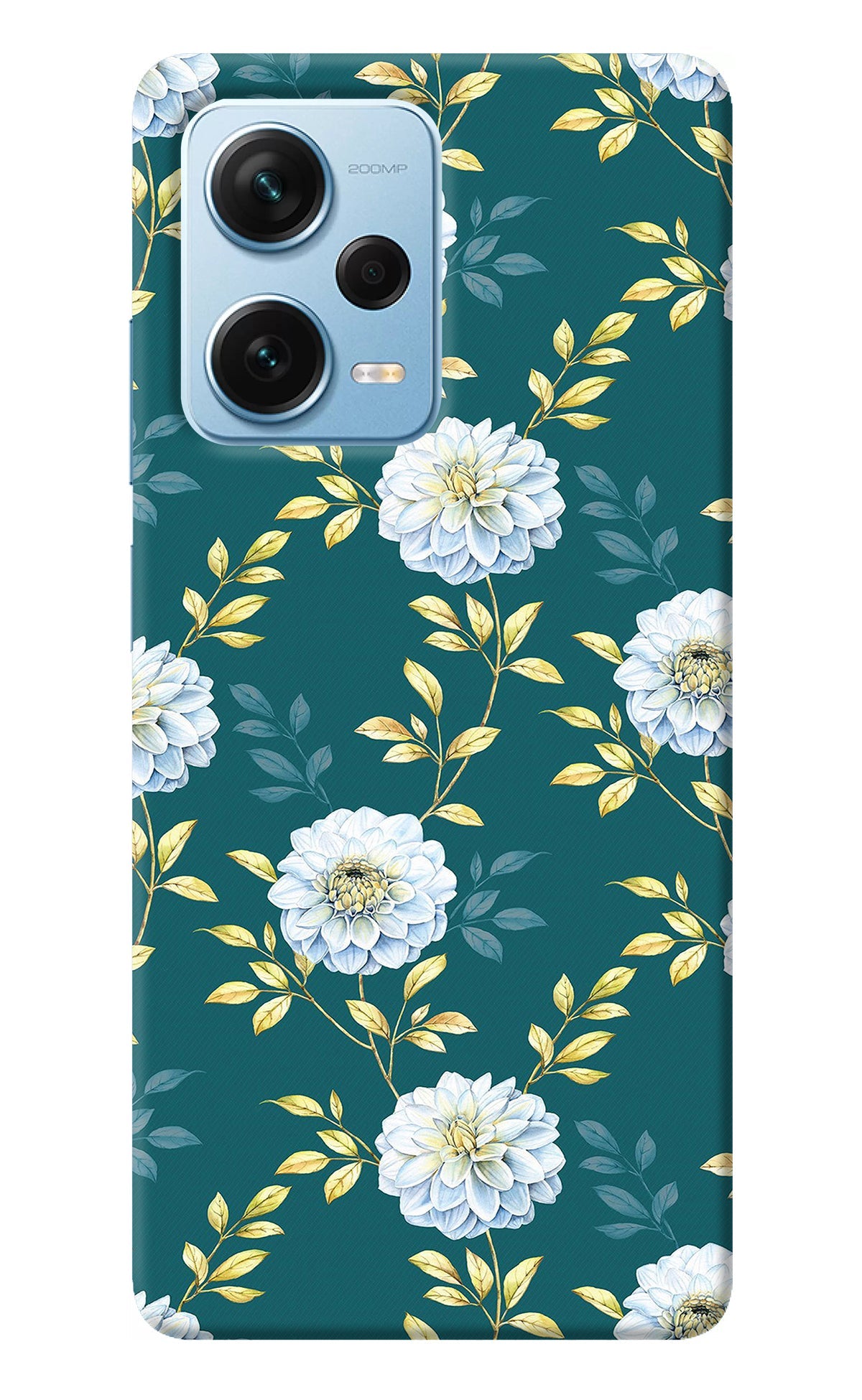 Flowers Redmi Note 12 Pro+ 5G Back Cover