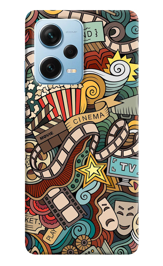 Cinema Abstract Redmi Note 12 Pro+ 5G Hard Case Back Cover by Casekaro