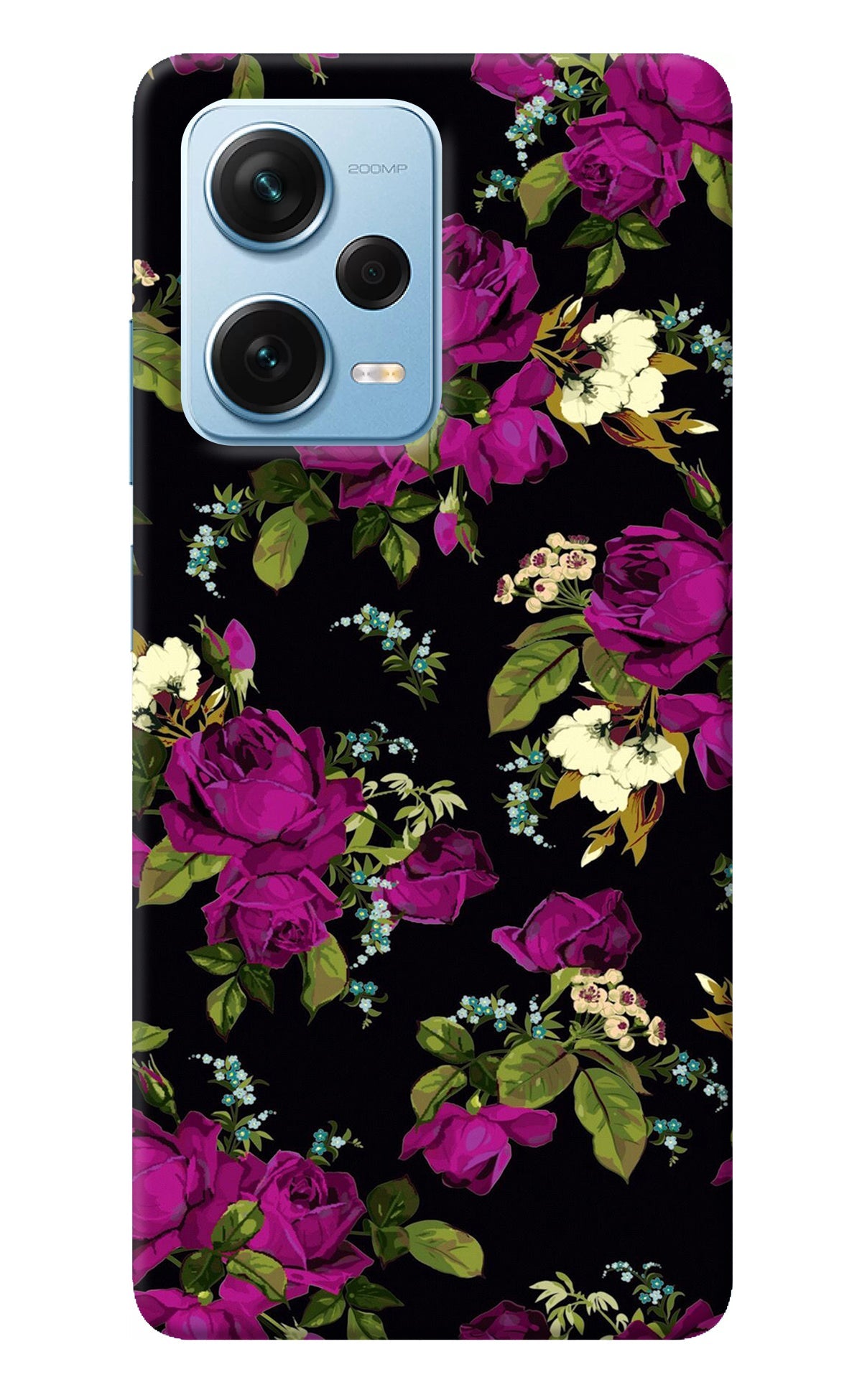 Flowers Redmi Note 12 Pro+ 5G Back Cover