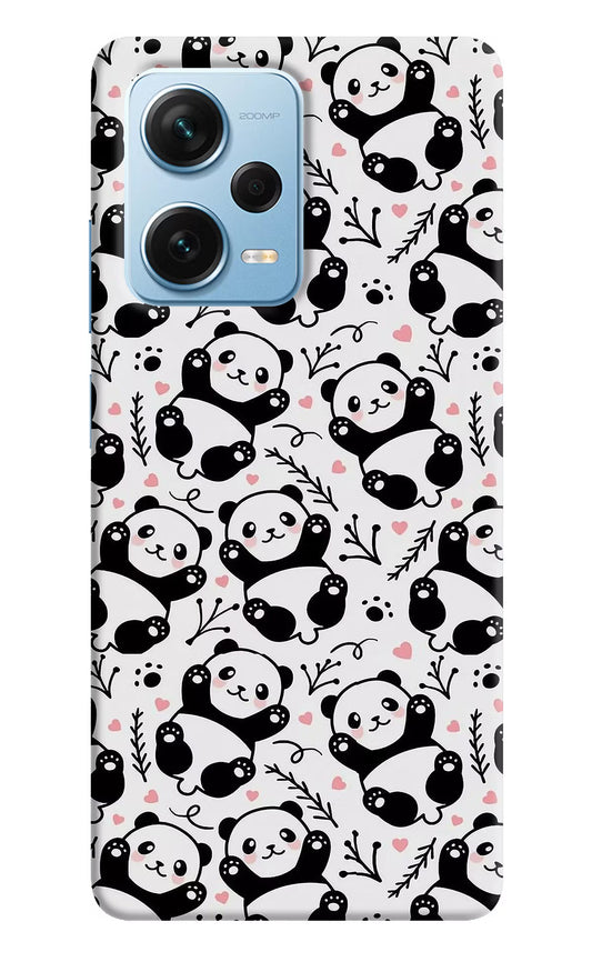 Cute Panda Redmi Note 12 Pro+ 5G Hard Case Back Cover by Casekaro