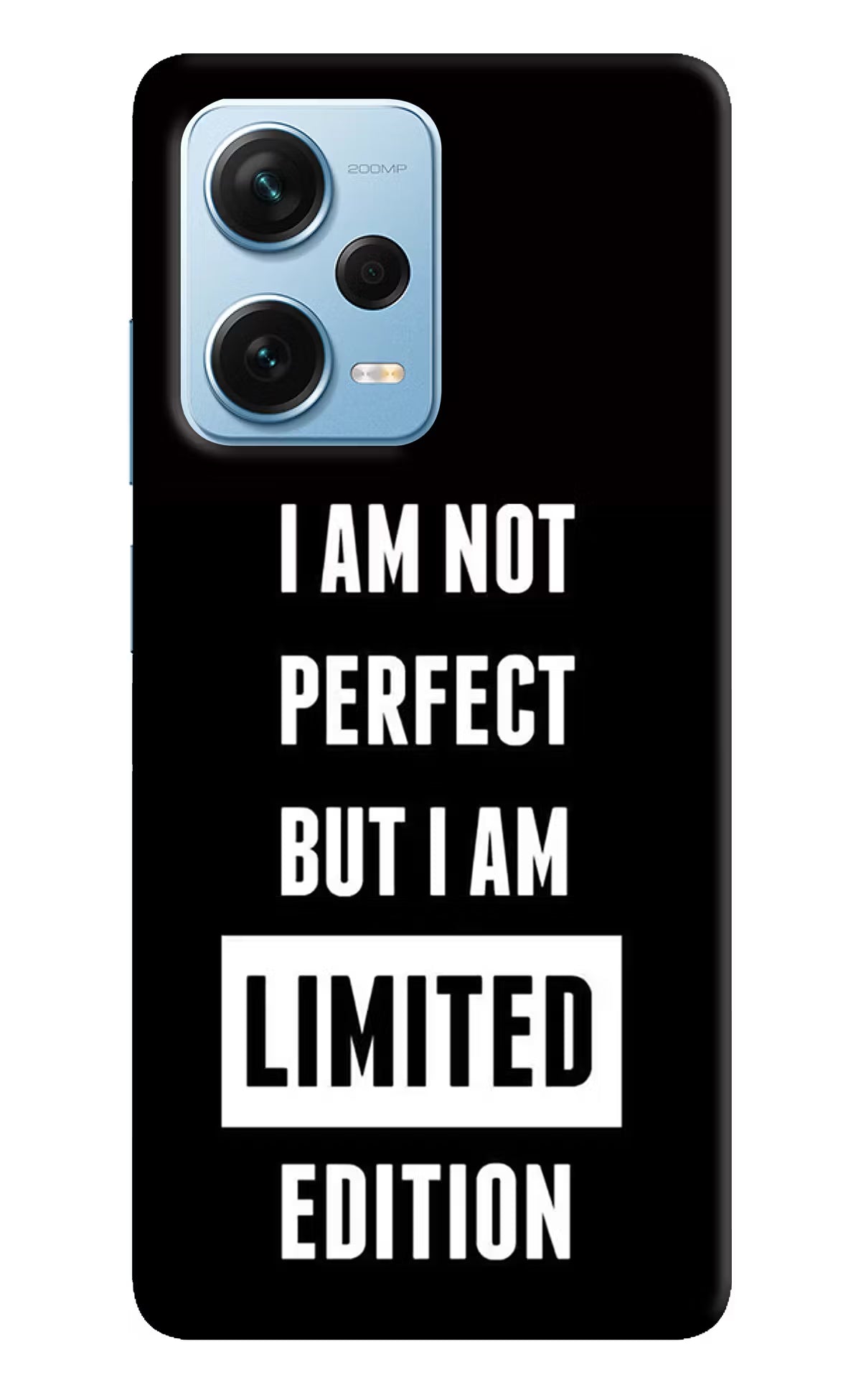I Am Not Perfect But I Am Limited Edition Redmi Note 12 Pro+ 5G Hard Case Back Cover by Casekaro