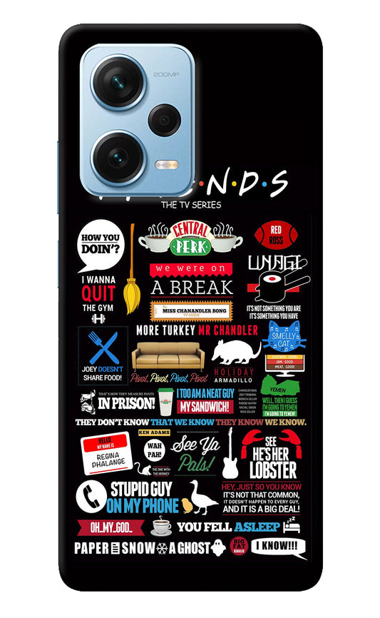 FRIENDS Redmi Note 12 Pro+ 5G Back Cover