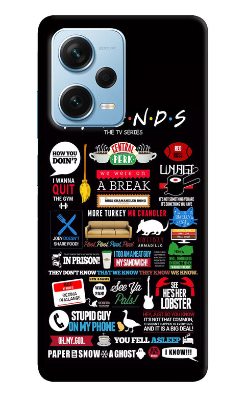 FRIENDS Redmi Note 12 Pro+ 5G Back Cover