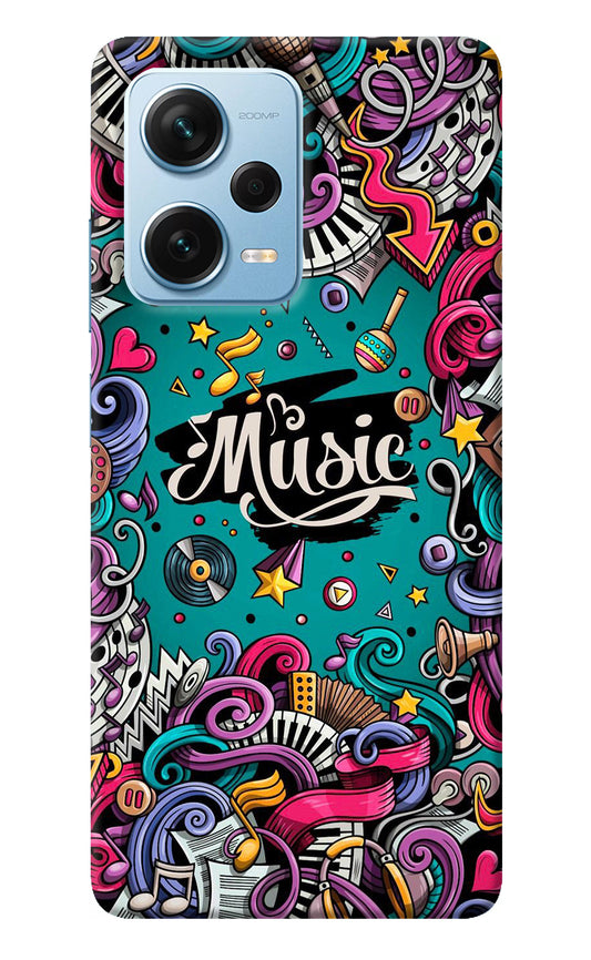 Music Graffiti Redmi Note 12 Pro+ 5G Back Cover