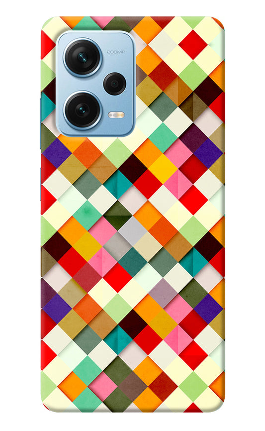 Geometric Abstract Colorful Redmi Note 12 Pro+ 5G Back Cover