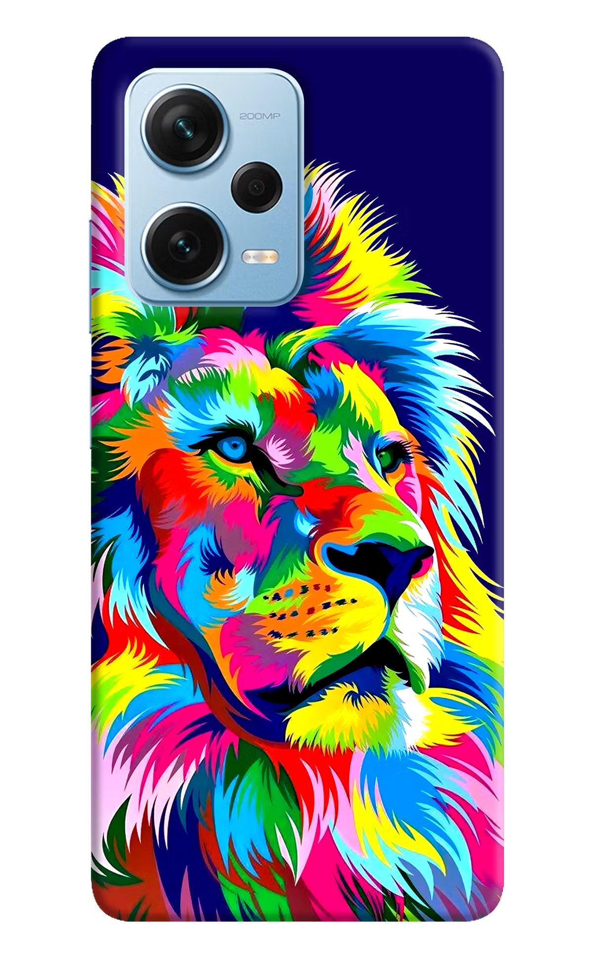 Vector Art Lion Redmi Note 12 Pro+ 5G Hard Case Back Cover by Casekaro