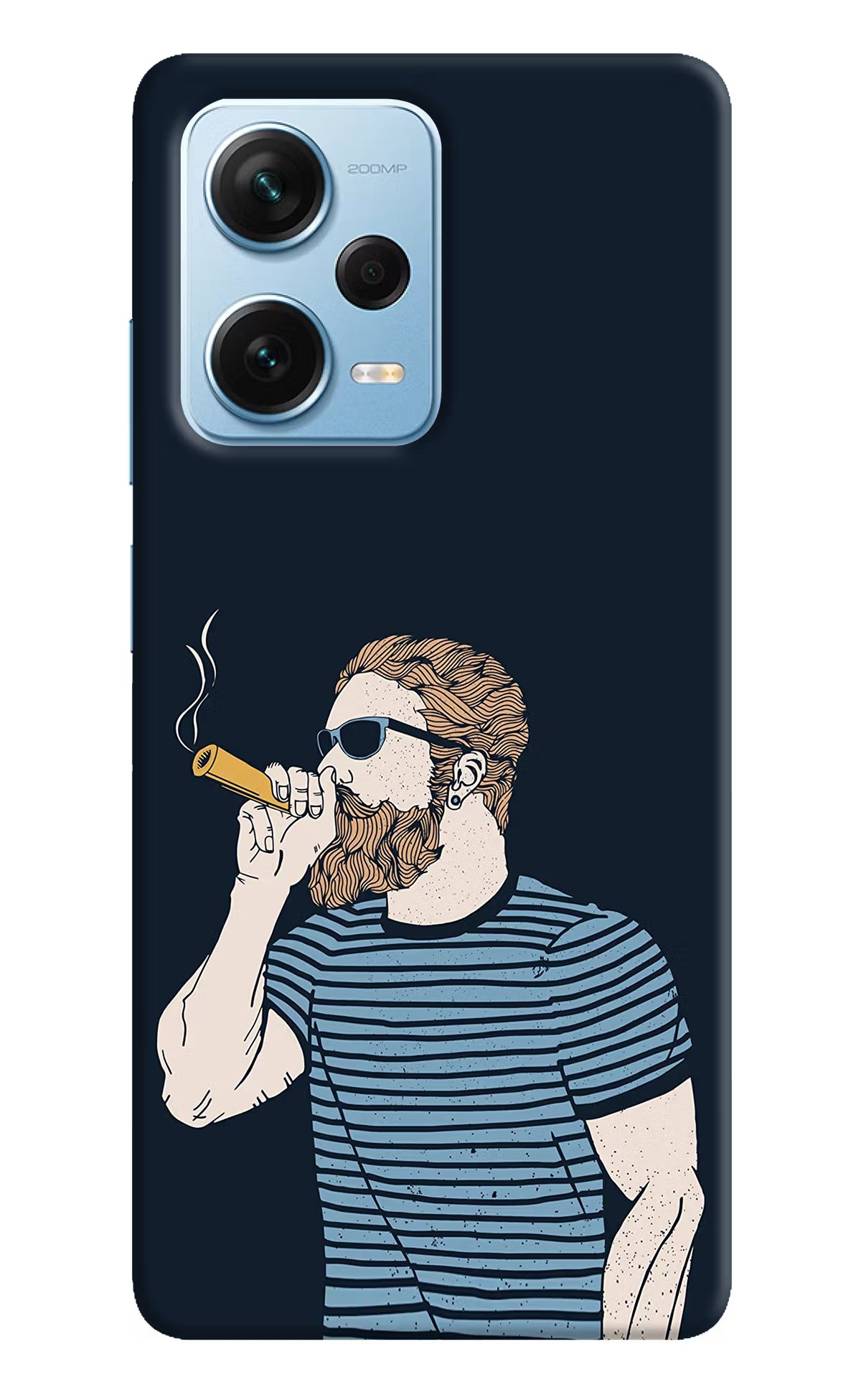 Smoking Redmi Note 12 Pro+ 5G Hard Case Back Cover by Casekaro