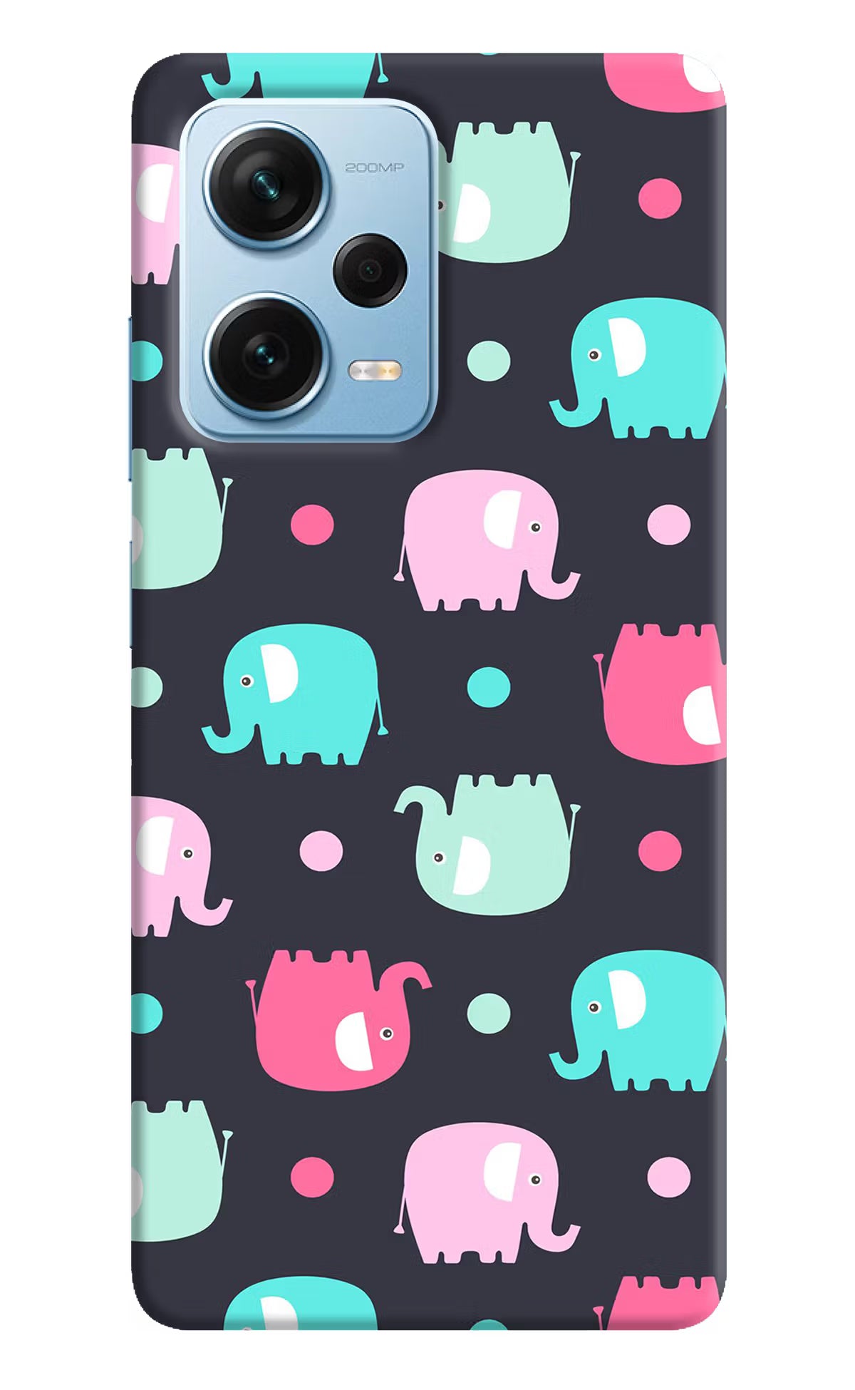 Elephants Redmi Note 12 Pro+ 5G Hard Case Back Cover by Casekaro