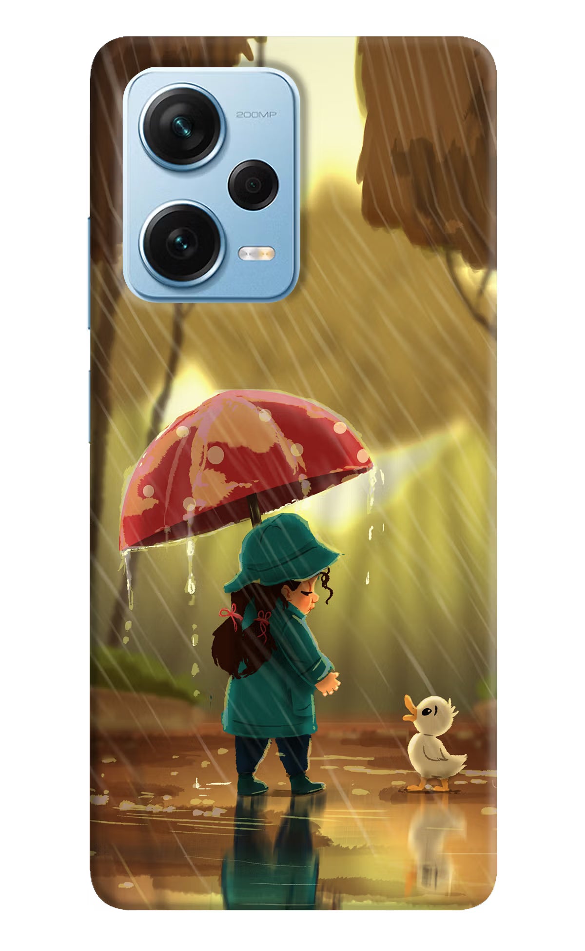 Rainy Day Redmi Note 12 Pro+ 5G Hard Case Back Cover by Casekaro