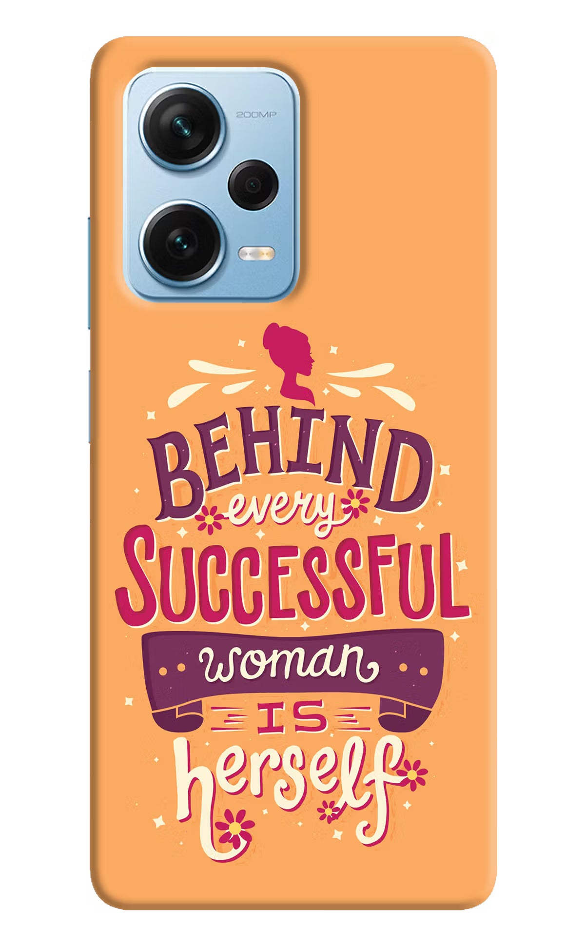Behind Every Successful Woman There Is Herself Redmi Note 12 Pro+ 5G Hard Case Back Cover by Casekaro