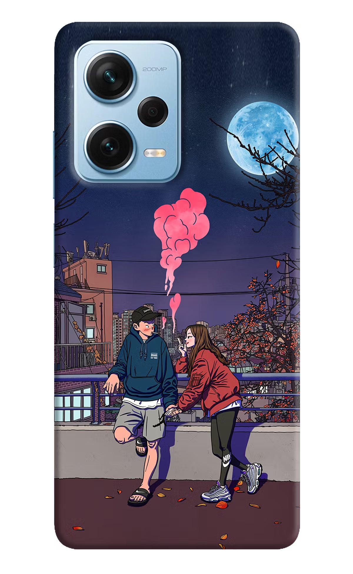 Chilling Couple Redmi Note 12 Pro+ 5G Hard Case Back Cover by Casekaro