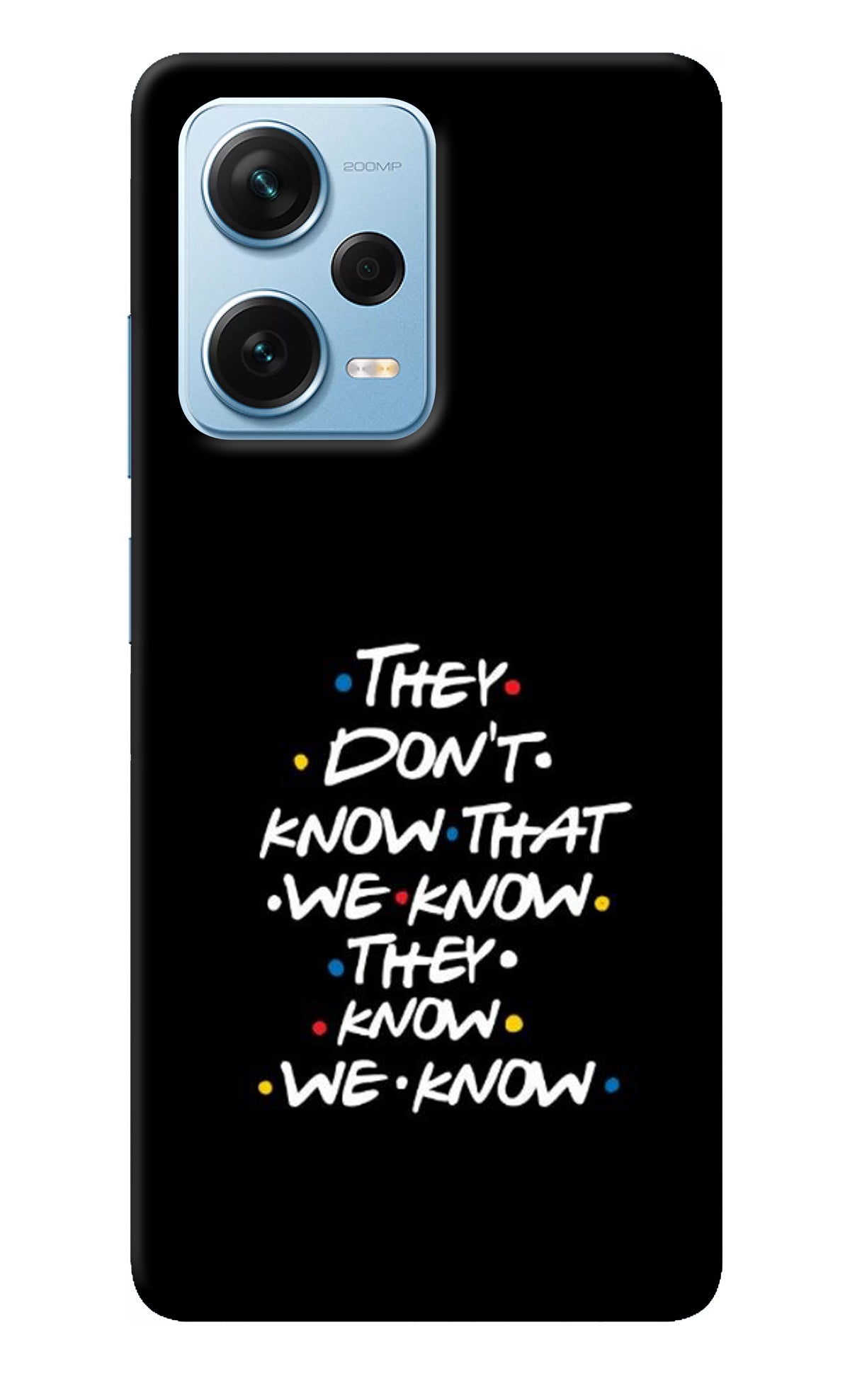 FRIENDS Dialogue Redmi Note 12 Pro+ 5G Back Cover