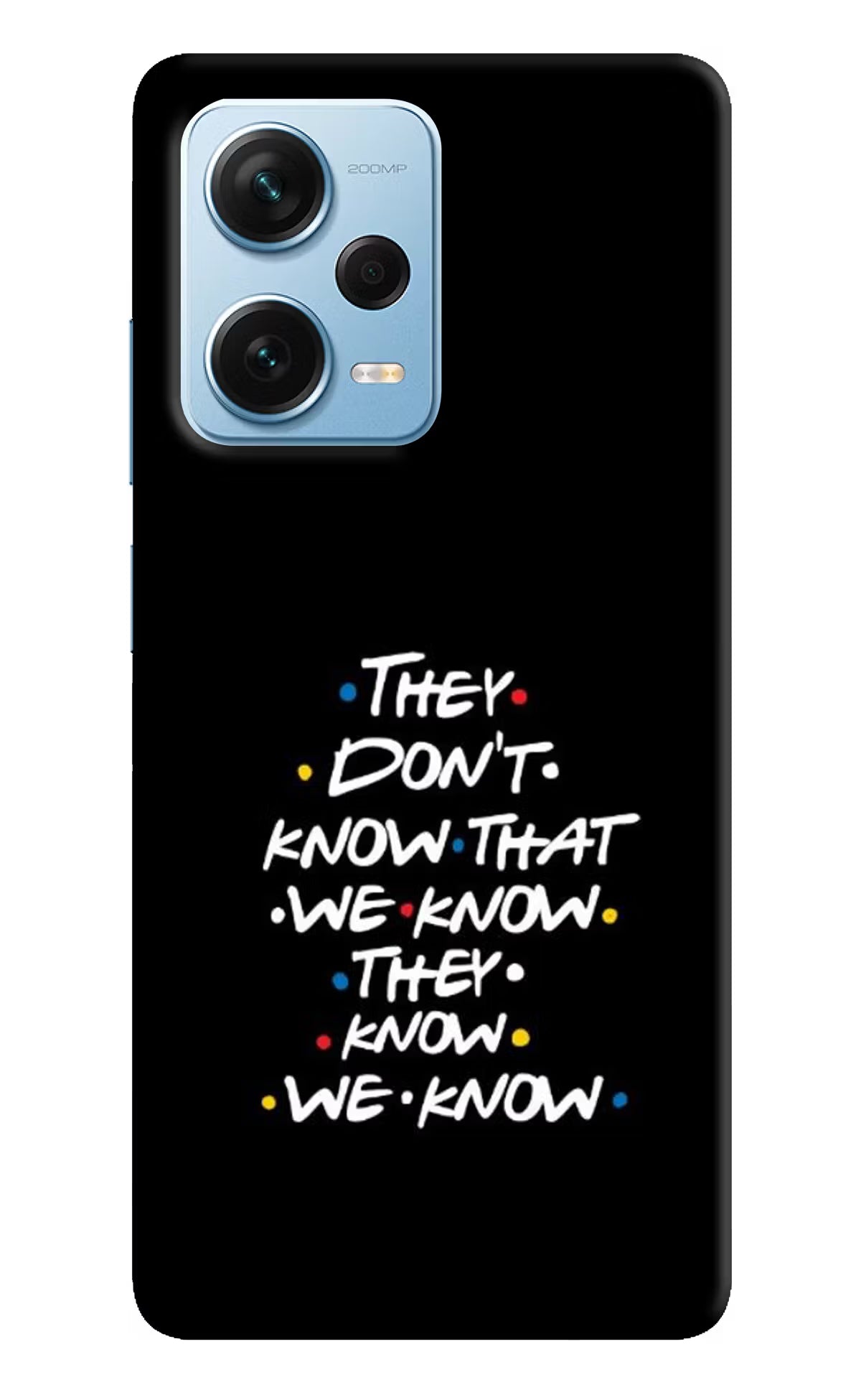 FRIENDS Dialogue Redmi Note 12 Pro+ 5G Hard Case Back Cover by Casekaro